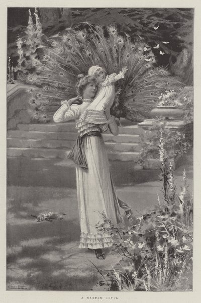A Garden Idyll by Herbert Gandy
